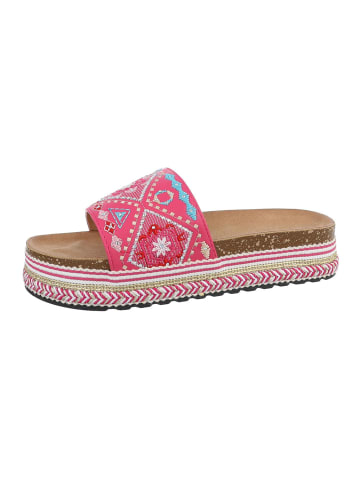 Ital-Design Sandale & Sandalette in Pink