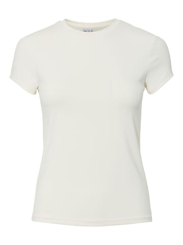 Pieces T-Shirt in Coconut Milk