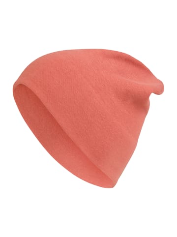 Sterntaler Beanie uni in hellrot