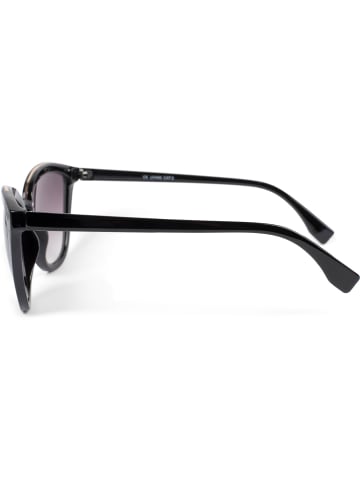 styleBREAKER Cateye Sonnenbrille in Schwarz / Grau Verlauf