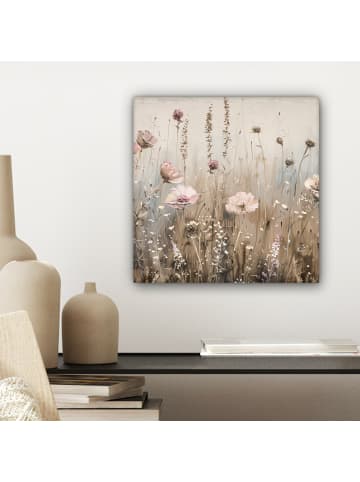 MuchoWow Leinwand bilder Blumenfeld (BxH)