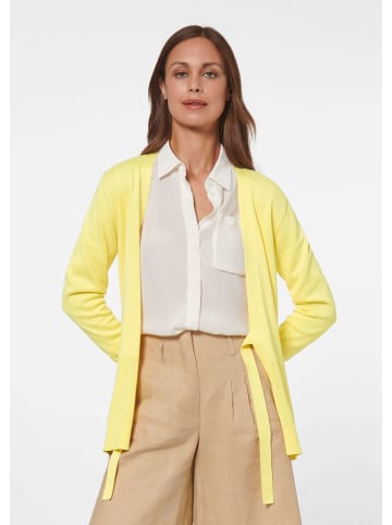 MADELEINE Strickjacke aus Supima-Cotton in helllimone