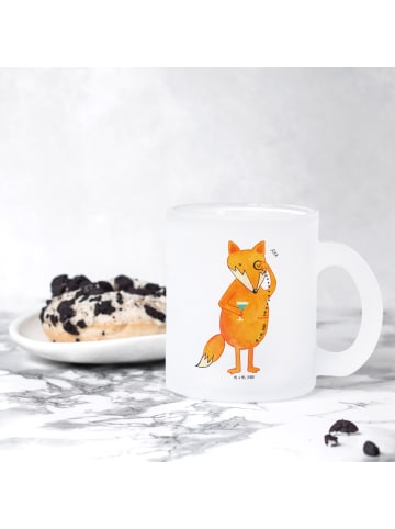 Mr. & Mrs. Panda Trinkglas Fuchs Lord ohne Spruch in Transparent