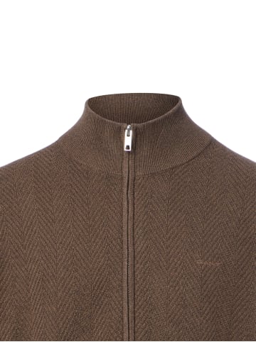 Gant Strickjacke in mocca - 0001