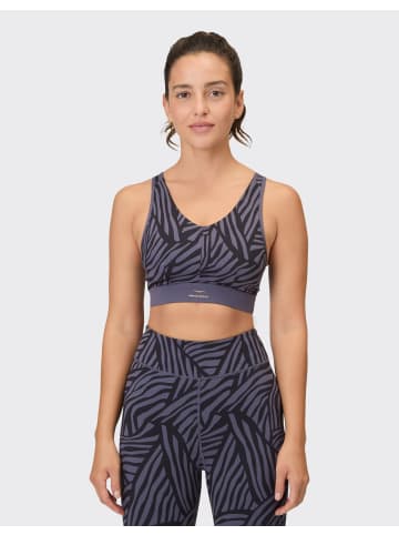 Venice Beach Top VB Abigail in AOP line art blue mussel