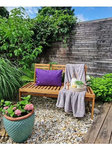 JACK 1x Outdoor Kissenhülle 30x50cm Uni in Violett