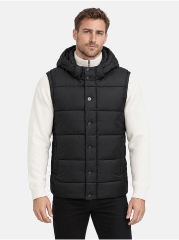Winterjacke "A810" - mit Kapuze - in Schwarz