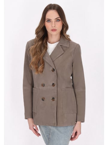 DreiMaster Women Jacket in taupe grey