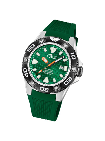 Lotus Chronograph-Armbanduhr Lotus Classic grün groß (ca. 45mm)