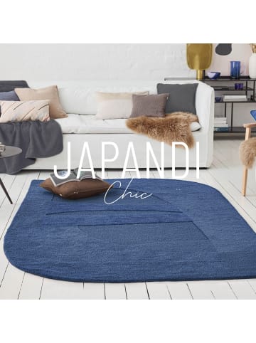Wecon Home Wollteppich Dodo in kobalt blau