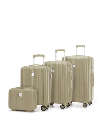Wittchen SUITCASE SET WITH A COSMETIC BAG in Beige