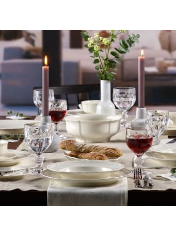 Villeroy & Boch 6er Set Speiseteller Manoir ø 26,7 cm in weiß