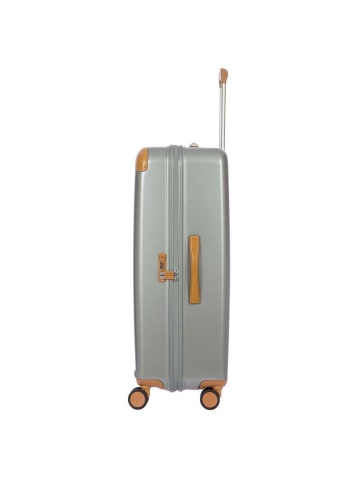 BRIC`s Amalfi - 4-Rollen-Trolley 82 cm (black) in silver