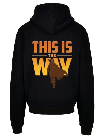 F4NT4STIC Ultra Heavy Hoodie Star Wars The Mandalorian This Is The Way in schwarz