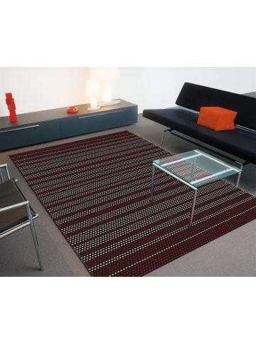 Arte Espina Kurzflor Teppich Ambience 800 in schwarz - rot - weiß - rechteckig
