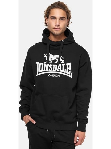 Lonsdale Hoodie "Corran" in Schwarz