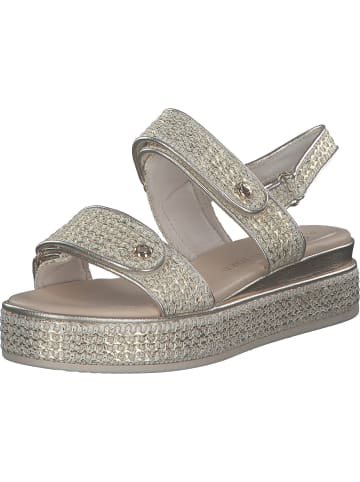 Marco Tozzi Keilsandaletten in GOLD COMB