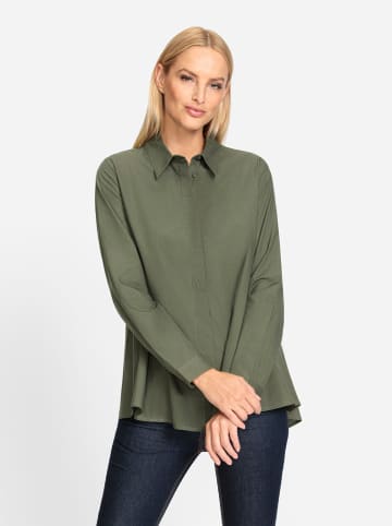 Heine Longbluse in khaki
