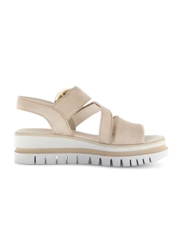 Gabor Plateau Sandalen in beige