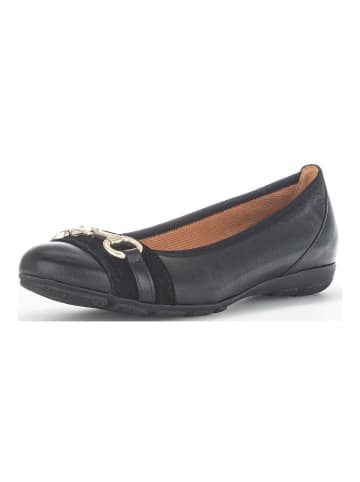 Gabor Ballerinas in Schwarz/Gold