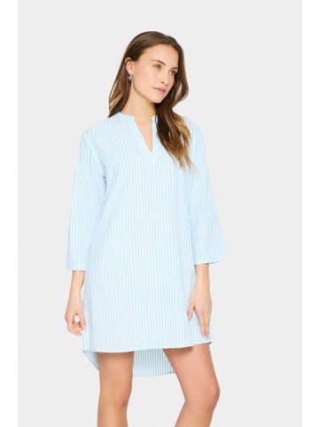 SAINT TROPEZ Stricktunika SamaraSZ Lockere Passform in Reef Waters Ice Stripe