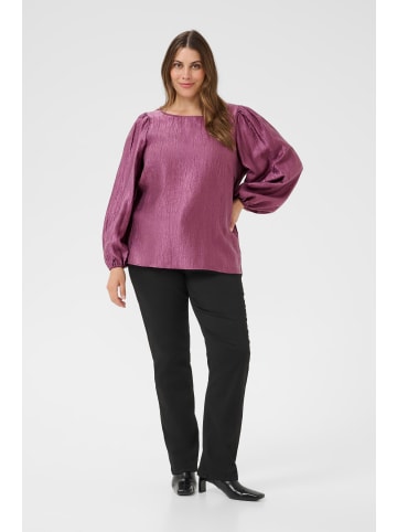 KAFFE curve Langarm-Bluse KCrizza Regular fit in Tulipwood