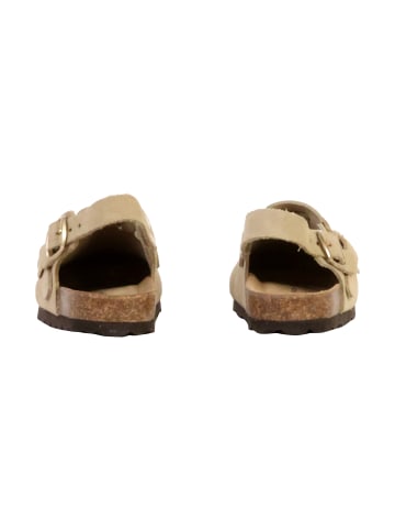 Divine Factory Lederpantoletten für Kinder Boreali BS Beige