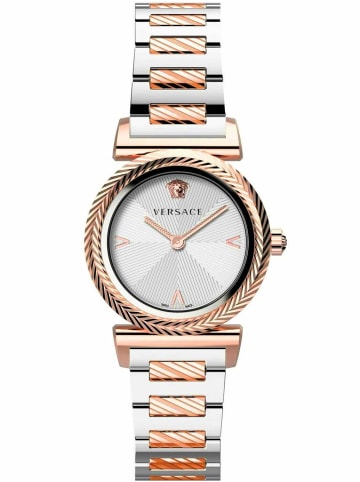 Versace Analoguhr für Damen in silber