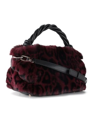 Guess Shaida Handtasche 24 cm in wine leo