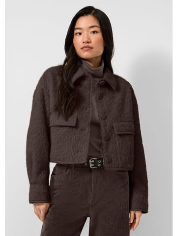 QS Outdoor-Jacke in 8945_dunkelbraun