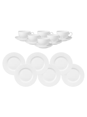 Villeroy & Boch Kaffeeservice Royal weiß in weiß