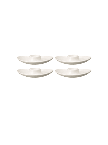 Villeroy & Boch 4er Set Eierbecher For Me in Weiß 14.8 x 11.5 cm in weiß