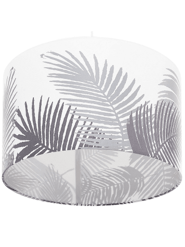 Beliani Pendelleuchten ZILLER in Grau/Weiß - (W) 48 x (H) 157 x (L) 48 cm