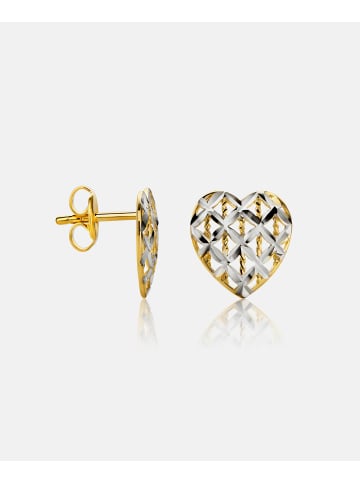 Diamant L'éternel Ohrringe aus 585 Gelbgold