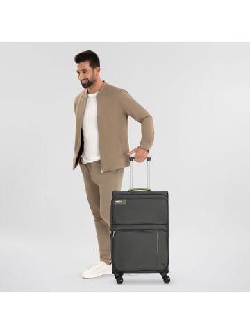 D&N Travel Line 6700 4 Rollen Trolley 60 cm in grau