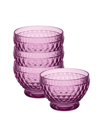 Villeroy & Boch 4er Set Dessertschalen Boston Coloured ø 11,7 cm in Berry