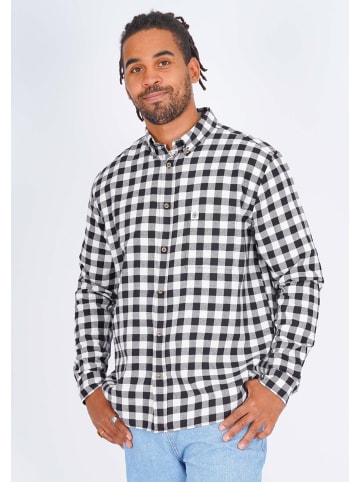 HONESTY RULES Shirt " Flannel Check " in black-white