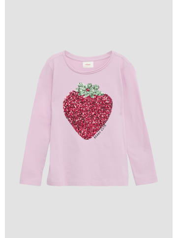 s.Oliver T-Shirt langarm in Lila