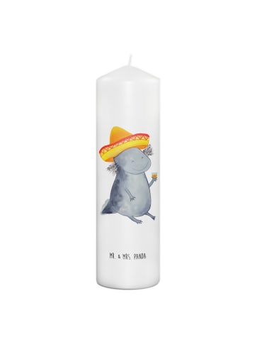 Mr. & Mrs. Panda Wachskerze Axolotl Tequila ohne Spruch in Weiß