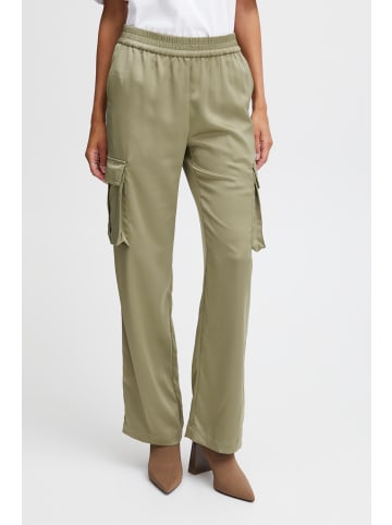 b. young BYESTO CARGO PANTS - HEAVY WOVEN Regular fit in Aloe