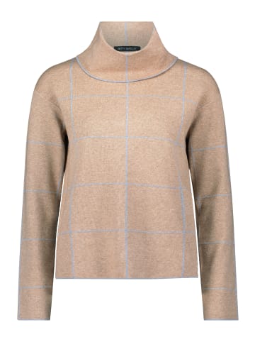 Betty Barclay Strickpullover mit Lurexfaden in Patch Beige/Grey