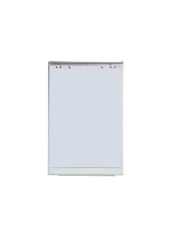 relaxdays 400 x Flipchartpapier Liniert in Weiß