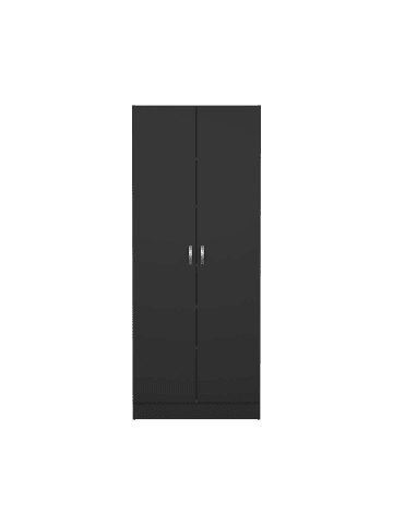 ebuy24 Kleiderschrank Fox Schwarz 70 x 35 cm