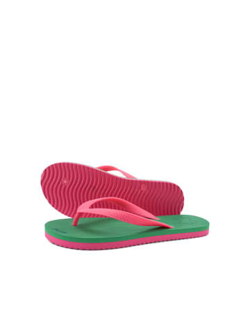 Flip Flop Zehentrenner "originals*color block" in SmaragdgrÃ¼n / Pink