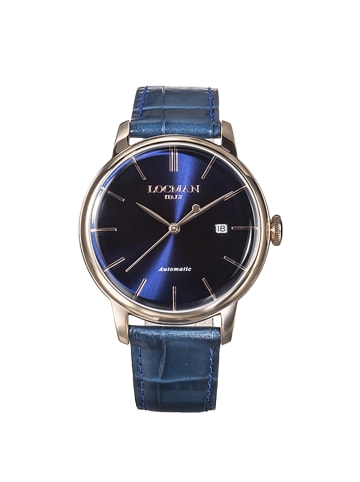 Locman Herrenuhr "1960 Automatik Ref.0255R02" in Blau