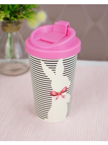 Geda Labels Coffee to go Becher Somebunny in Pink - 400 ml