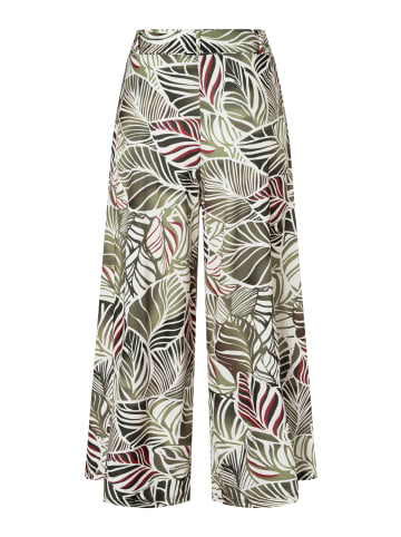 More & More weite, sommerliche 7/8-Schlupfhose in leaves print