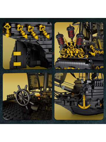 COFI 1453 Reobrix 66036A1 Piratenschiff Klemmbaustein Set 4708 Teile ab 14 in Mehrfarbig
