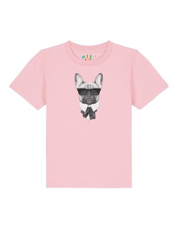 wat? Apparel T-Shirt Ein fescher Hund in Rosa
