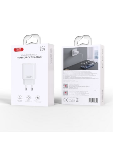 Wisam® XO Schnell Wandladegerät PD 25W 1x USB-C weiß